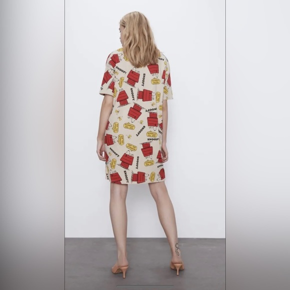Zara Snoopy T-Shirt Dress - Picture 4 of 4